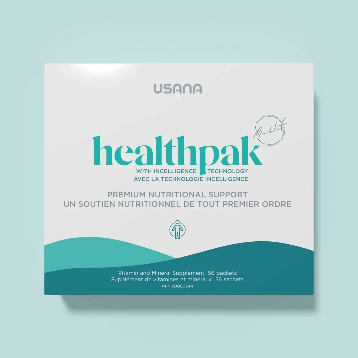 Conditionnement officiel de HealthPak.
