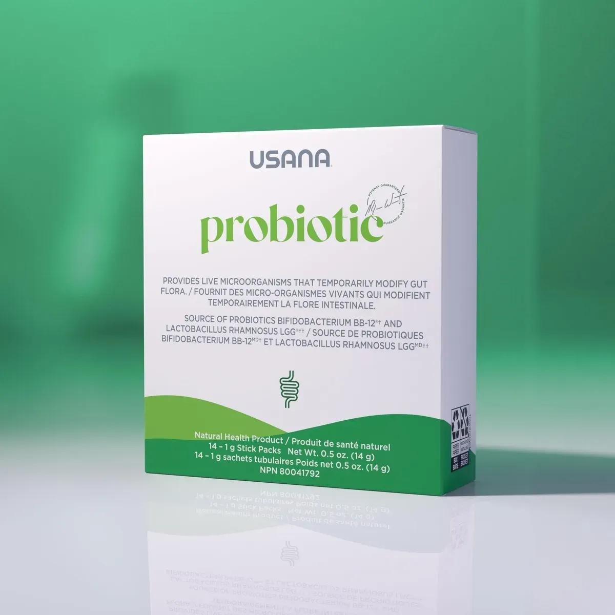 Conditionnement officiel de Probiotic d'USANA.