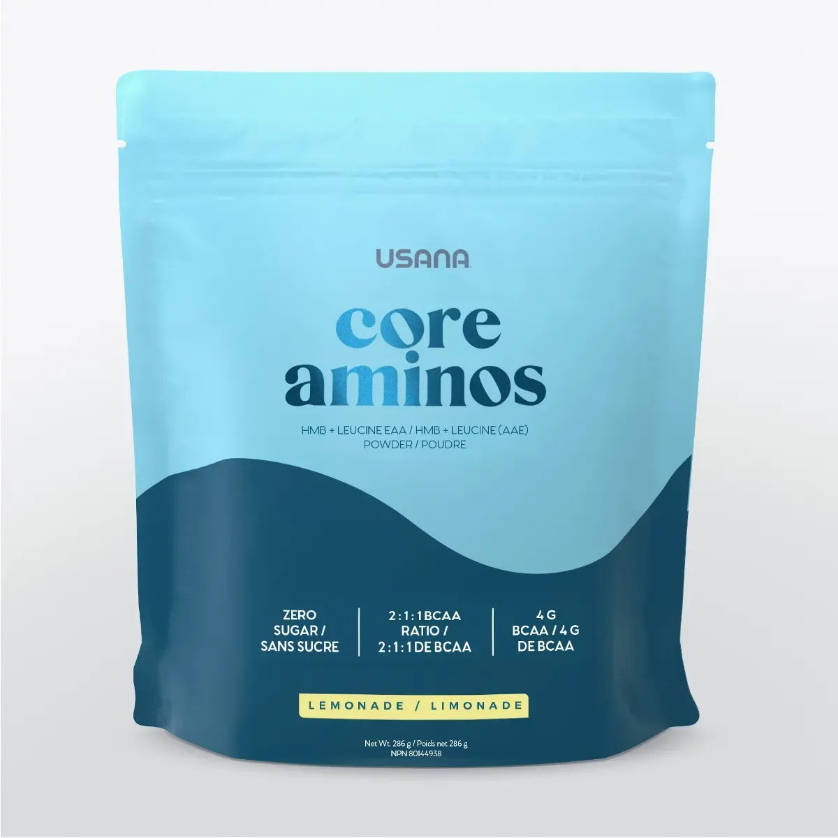 Conditionnement officiel de Core Aminos :  Supplément d'acides aminés essentiels.