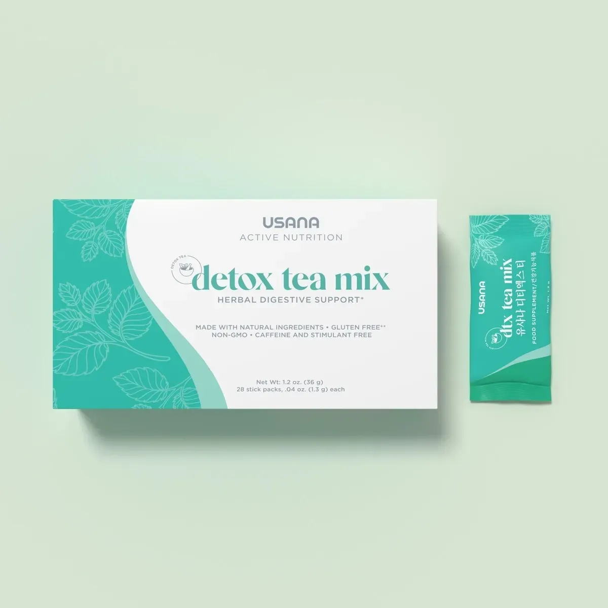 Conditionnement officiel de Mélange pour tisane détox.