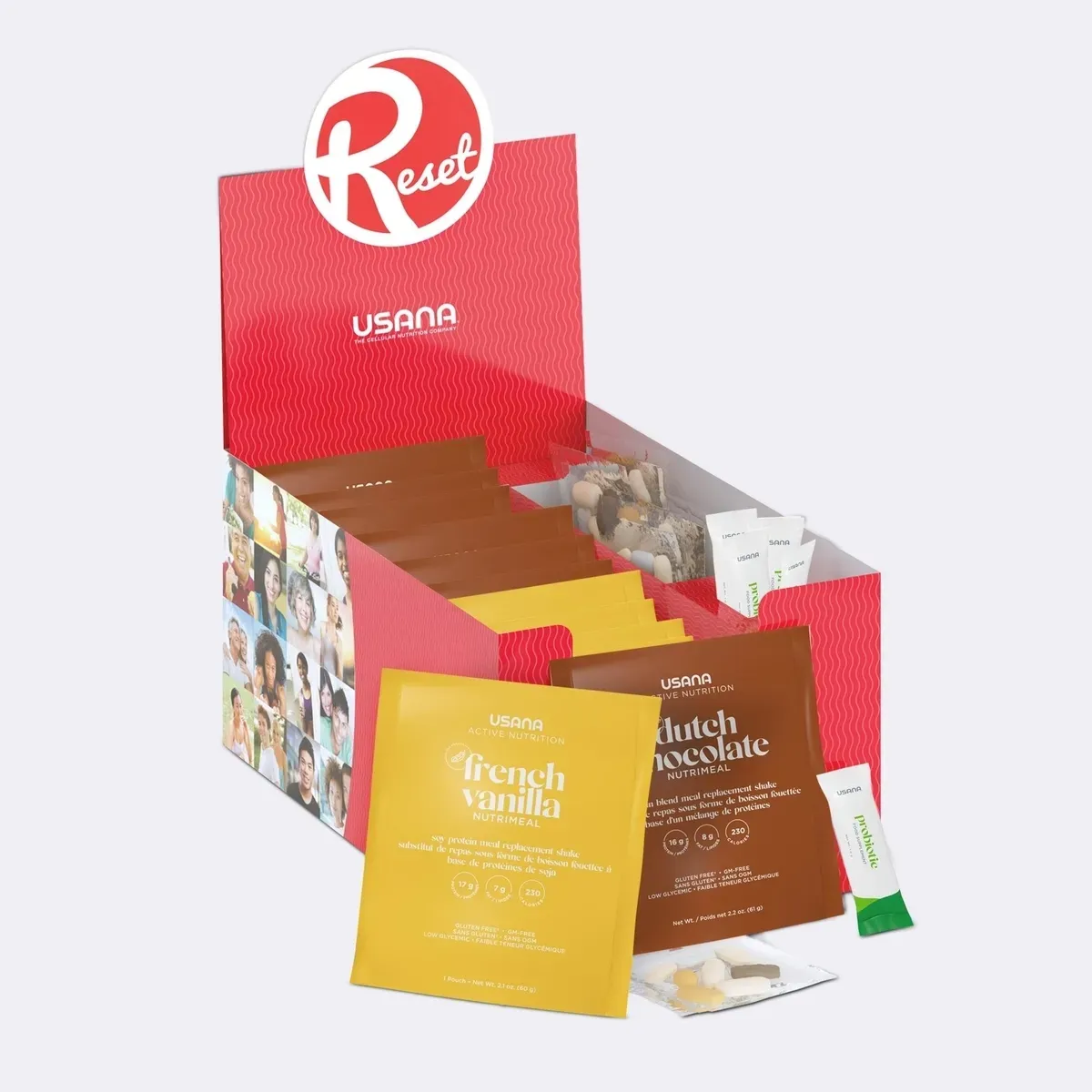 Conditionnement officiel de Trousse Cinq jours pour REPARTIR À ZÉRO.