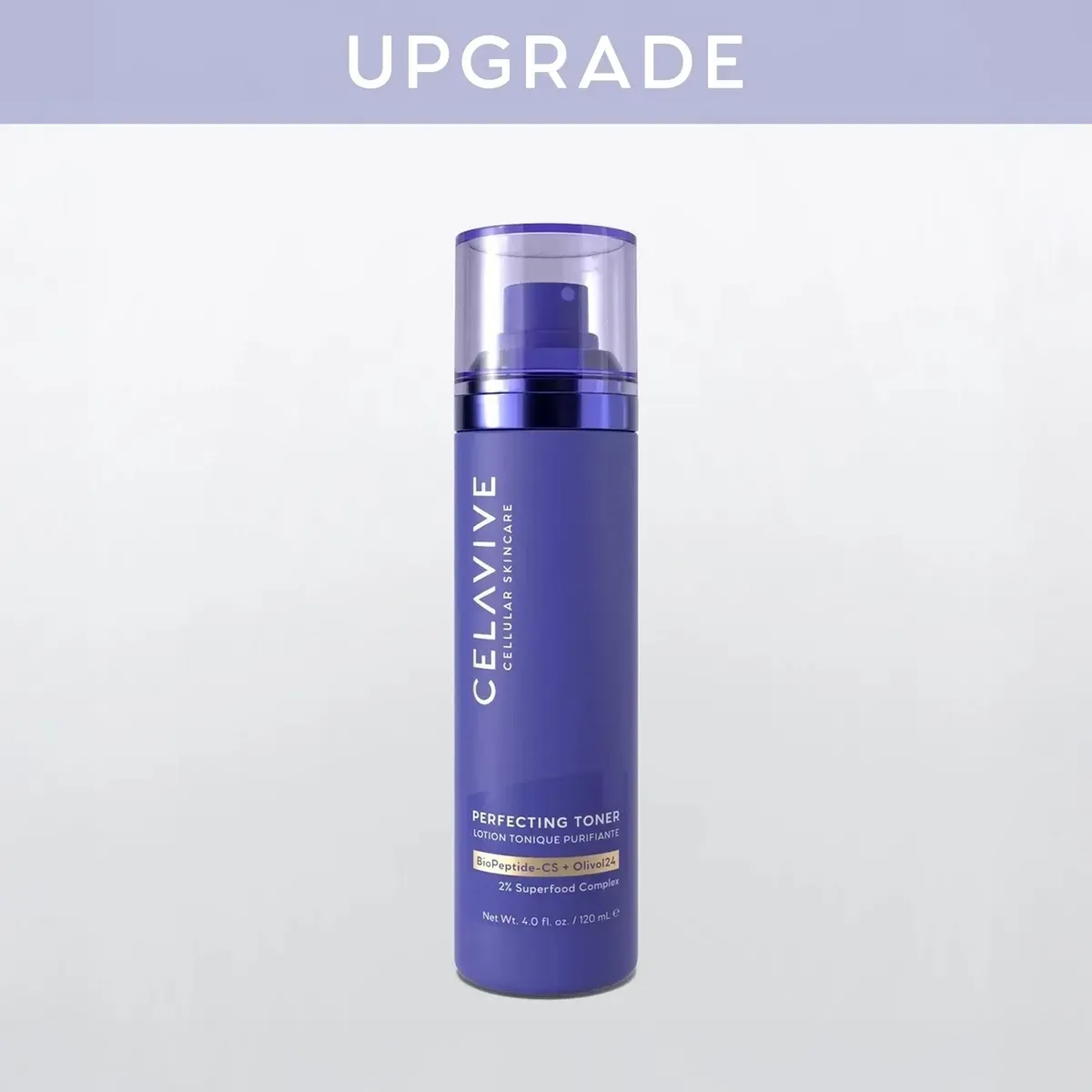 Conditionnement officiel de Lotion Tonique Purifiante Celavive : préparation aux soins affinants.
