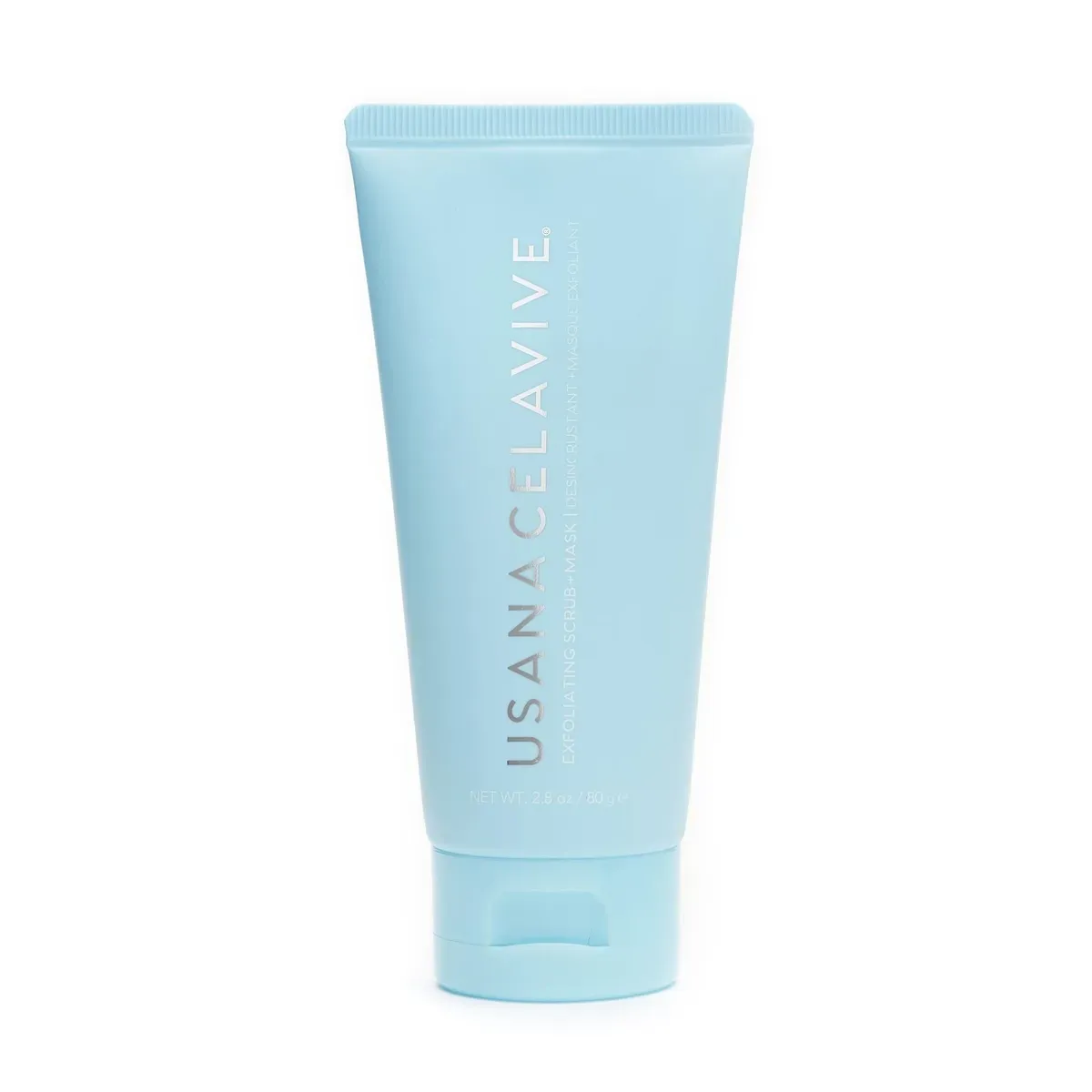 Conditionnement officiel de Désincrustant + Masque Exfoliant Celavive d'USANA.