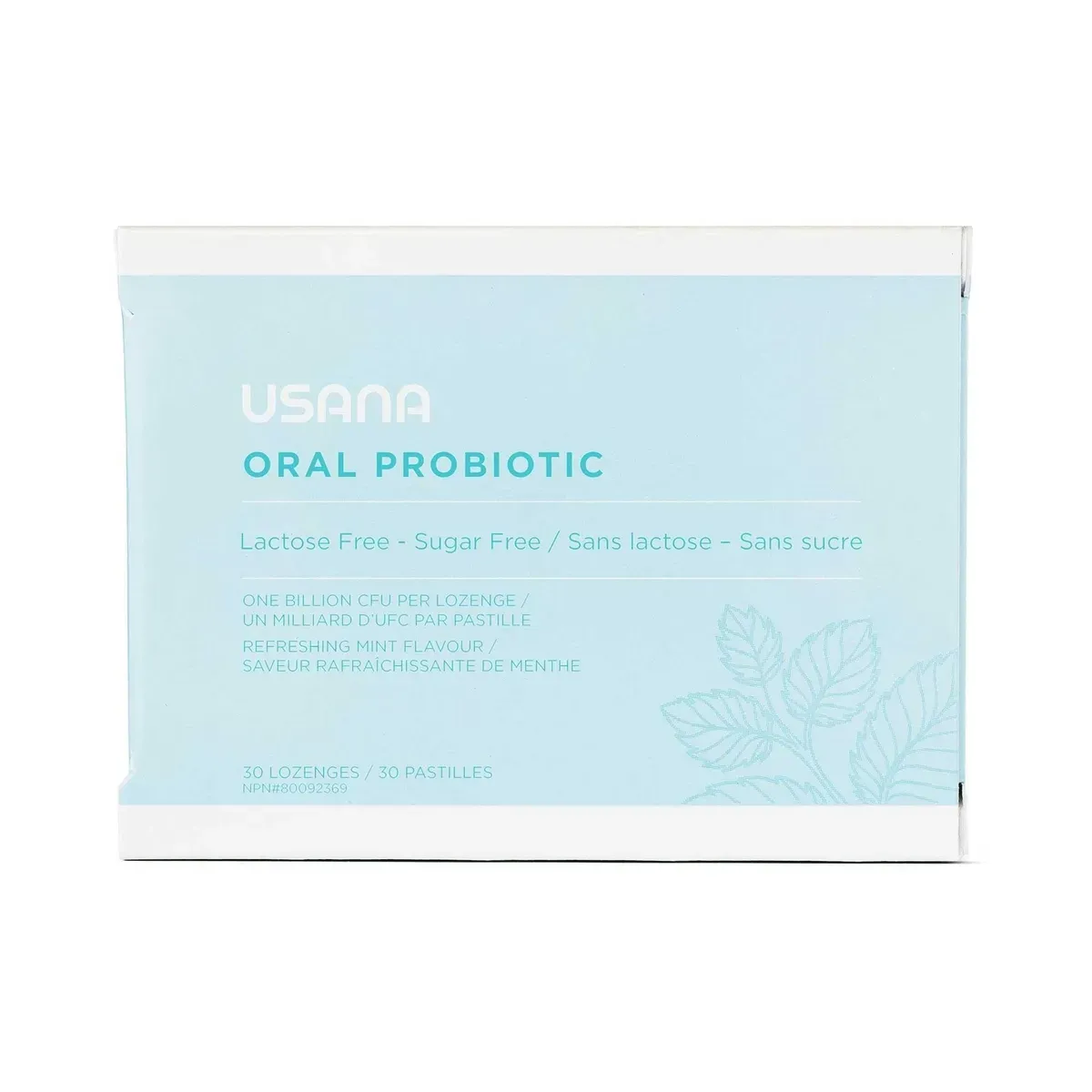 Conditionnement officiel de Oral Probiotic d'USANA MD.